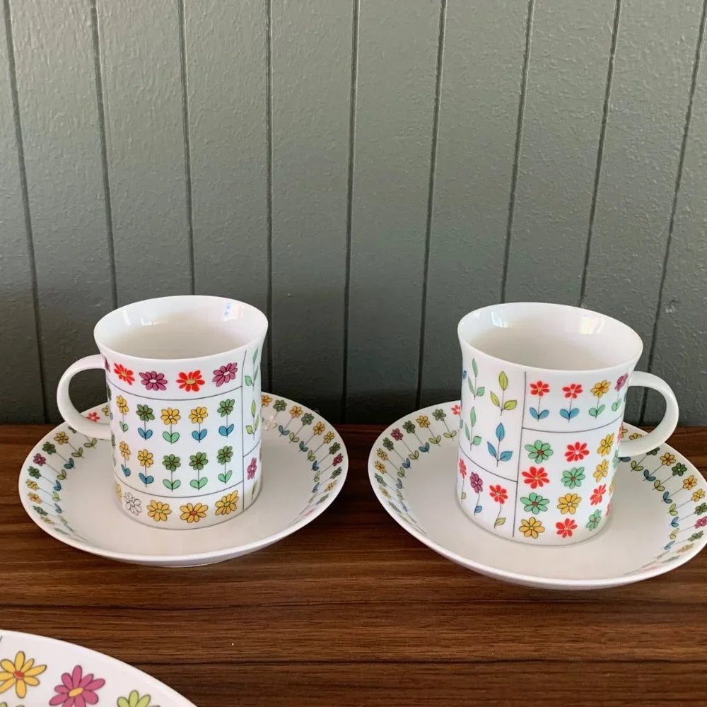 Emilio Pucci Rosenthal Studio Line Germany Piemonte Cup and Saucer - Picture 2 of 6